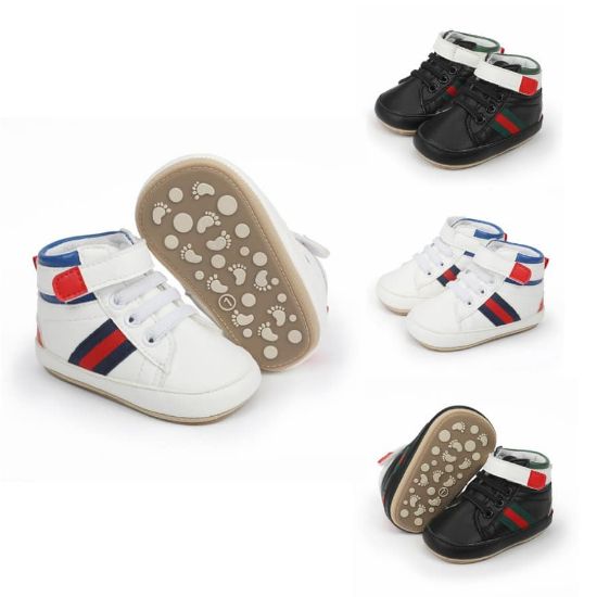 Picture of Baby Boy High Neck Anti Slip Sole Crib Comfortable Shoe ( 0-12 months)