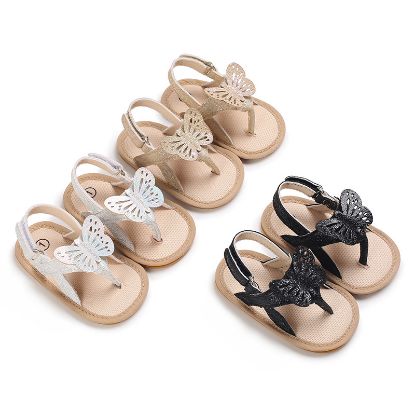 Picture of Baby Girls Anti Slip Sole Butterfly Toddler Sandals ( 6-18 months)