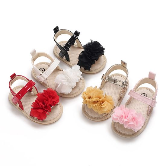 Picture of Baby Girls Anti Slip Sole Flower Sandals ( 6-18 months)