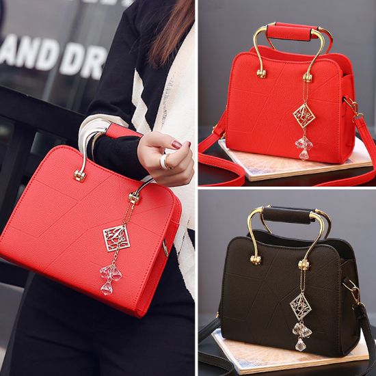 Ladies Korean Leather Party Small Shoulder Hand Bag