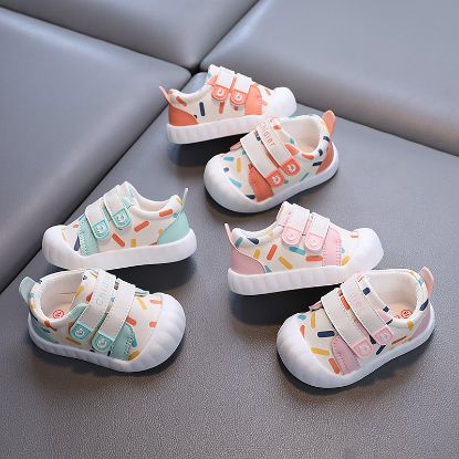 Picture of Baby Chidier Anti-Collision Color-Block Fashionable Sneakers (3 months - 26 months) for yours KIDS Smile