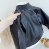 Picture of Kids Black Moto Biker Leather Zipper Jacket (1 years - 7 years) for your BABY Smile