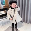 Picture of Kids Girls Wool Long Stylish Winter Over Coat (1 years - 7 years) for your BABY Smile