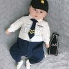 Baby Pilot Halloween Uniform Long-Sleeved Winter Romper Set With Cap and Socks (0 - 18 month) for your BABY Smile