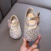 Picture of Kids Girls Pearl Rhinestones Princess Baby Korean Shoes (1.5 years - 3 years)