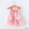 Picture of Baby Girl Butterfly Wings Fairy Sleeveless Pleated Lace Summer Dress (6 months to 3 years)