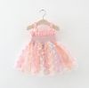 Picture of Baby Girl Butterfly Wings Fairy Sleeveless Pleated Lace Summer Dress (6 months to 3 years)