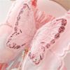 Picture of Baby Girl Butterfly Wings Fairy Sleeveless Pleated Lace Summer Dress (6 months to 3 years)