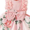 Picture of Baby Girl Sleeveless Lace Floral Romper Dress with Headband (0 to 12 months)