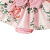 Picture of Baby Girl Sleeveless Lace Floral Romper Dress with Headband (0 to 12 months)